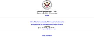 
                            8. CM/ECF - ARED - LIVE-U.S. District Court