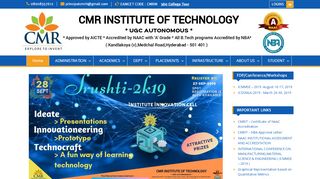 
                            9. CMR INSTITUTE OF TECHNOLOGY - HYDERABAD