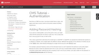 
                            4. CMS Tutorial - Authentication - 3.8 - CakePHP Cookbook