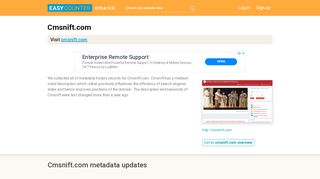 
                            7. Cmsnift (Cmsnift.com) - Login Page