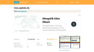 
                            1. Cms.spdnds.de: Imperia Login - Easy Counter