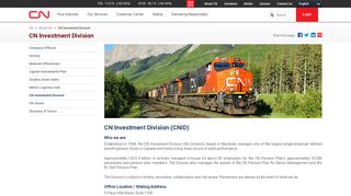 
                            6. CN Investment Division| cn.ca