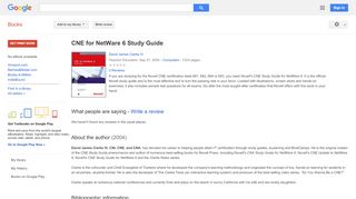 
                            9. CNE for NetWare 6 Study Guide - Google Books Result
