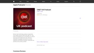 
                            8. CNET UK Podcast on Apple Podcasts