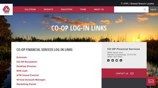 
                            1. CO-OP Log-in Links - CO-OP Financial Services