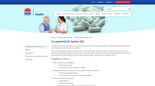 
                            6. Co-payments for Section 100 - NSW Health - NSW Government