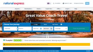 
                            10. Coach Travel & Airport Transfers | National Express