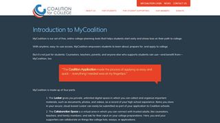 
                            8. Coalition for College