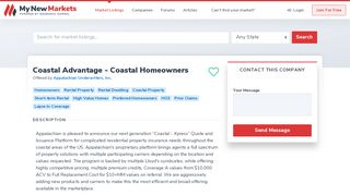 
                            5. Coastal Advantage - Coastal Homeowners Insurance from ...