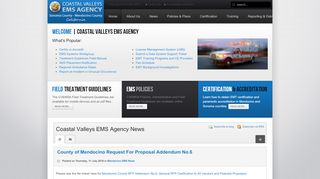 
                            1. Coastal Valleys EMS Agency News