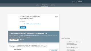 
                            10. COCA-COLA SOUTHWEST BEVERAGES, LLC | LinkedIn