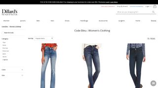 
                            3. Code Bleu Women's Clothing | Dillard's