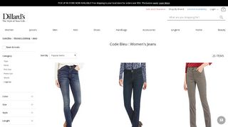 
                            6. Code Bleu Women's Jeans & Denim | Dillard's