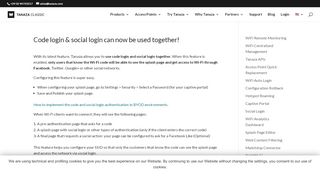 
                            2. Code login & social login can now be used together! - Tanaza