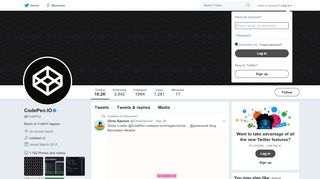 
                            7. CodePen.IO (@CodePen) | Twitter