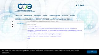 
                            9. COE/Dassault Systemes 3DEXPERIENCE Machining Webinar Series - COE ...
