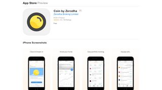 
                            9. ‎Coin by Zerodha on the App Store - apps.apple.com