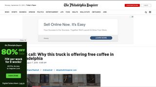 
                            6. Cold call: Why this truck is offering free coffee in Philadelphia