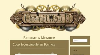 
                            1. Cold Spots and Spirit Portals – Occult World