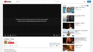 
                            8. Coldplay - Yellow - YouTube