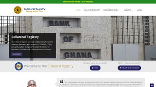 
                            10. Collateral Registry Ghana | Home