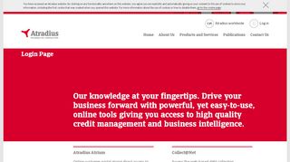 
                            1. Collect@Net, Insights | Atradius login