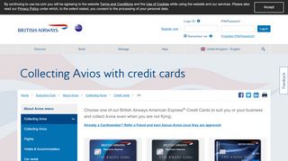 
                            7. Collecting Avios with credit cards | Executive …