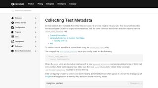 
                            9. Collecting Test Metadata - CircleCI