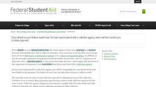 
                            9. Collections | Federal Student Aid