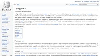 
                            5. College ACB - Wikipedia