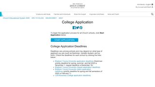 
                            6. College Application - churchofjesuschrist.org