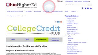 
                            8. College Credit Plus | Info for Students & Families | Ohio Higher Ed
