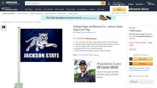 
                            4. College Flags and Banners Co. Jackson State ... - Amazon.com