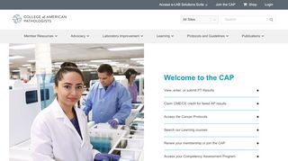 
                            10. College of American Pathologists: Homepage