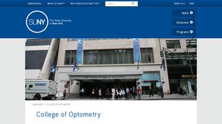 
                            6. College of Optometry - SUNY