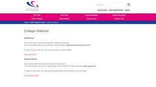 
                            7. College Webmail | Gower College Swansea