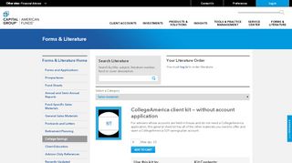 
                            10. CollegeAmerica client kit — without account application