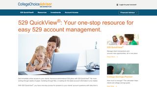 
                            3. CollegeChoice Advisor 529 Savings Plan - Account …