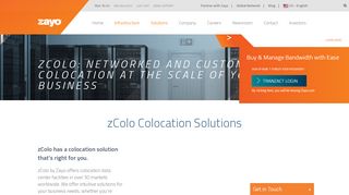 
                            7. Colocation Data Centers - zColo | Zayo Group, LLC.