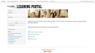
                            6. Columbia College Learning Portal
