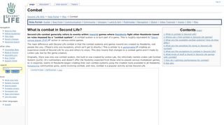 
                            8. Combat - Second Life Wiki