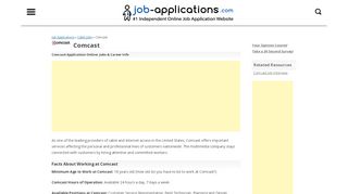 
                            4. Comcast Application, Jobs & Careers Online