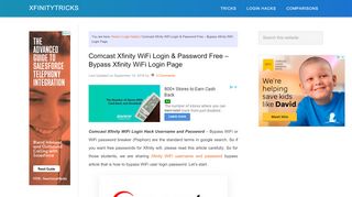 
                            8. Comcast Xfinity WiFi Login & Password Free - Bypass …
