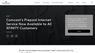 
                            9. Comcast's Prepaid Internet Service Now Available to All ...