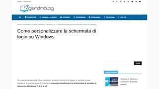 
                            7. Come cambiare la schermata di login e blocco di …