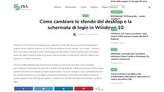 
                            9. Come cambiare lo sfondo del desktop e la …