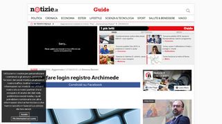 
                            4. Come fare login registro Archimede - notizie.it