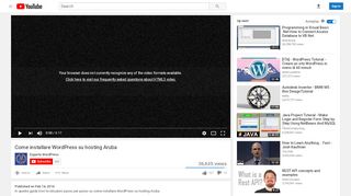 
                            9. Come installare WordPress su hosting Aruba - YouTube