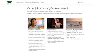 
                            1. Come join our KellyConnect team! - Kelly Services