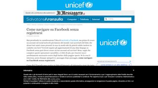 
                            4. Come navigare su Facebook senza registrarsi | Salvatore Aranzulla